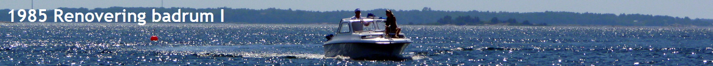 1985 Renovering badrum I