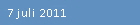7 juli 2011